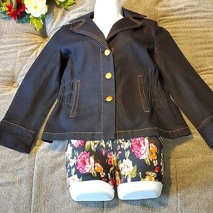 Joan Rivers denim Blazer